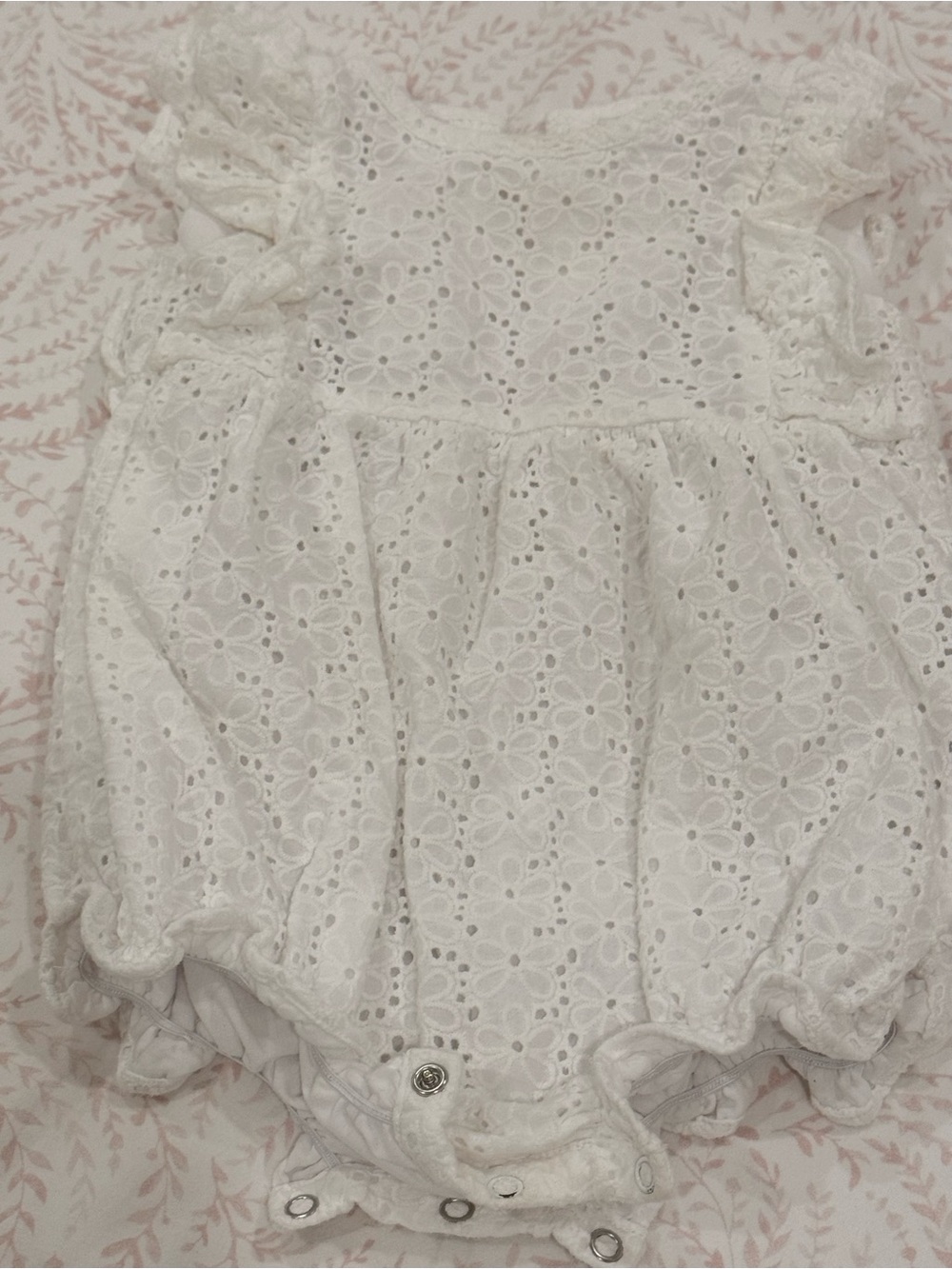Cecil and Lou White Eyelet Baby Bubble